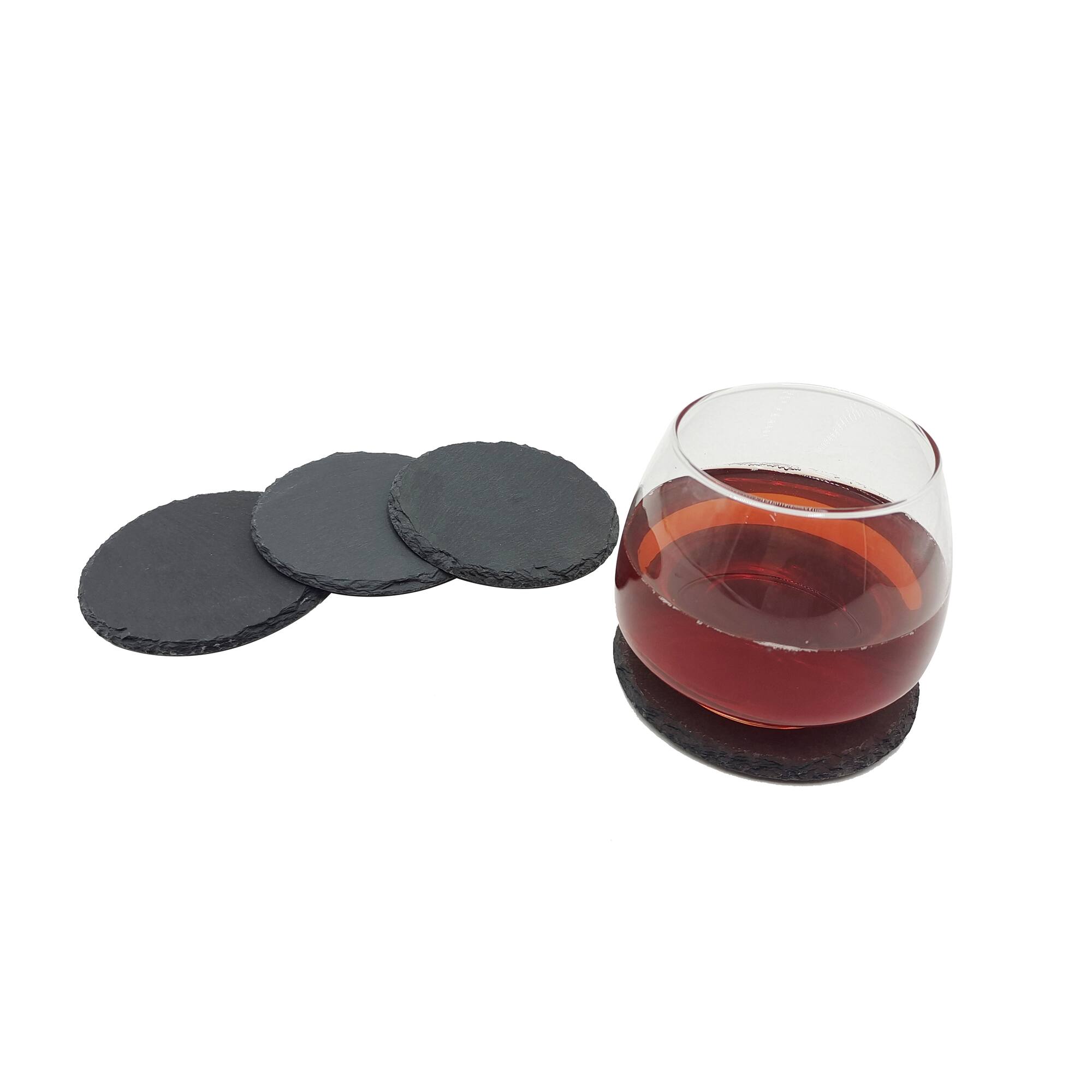 4" Round Slate Coasters, 4ct. by Make Market®